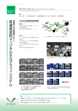 高速度並列ディジタルホログラフィシステム