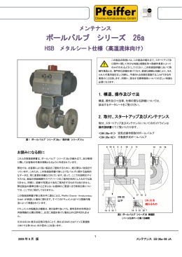 ボールバルブ シリーズ 26a - Pfeiffer Chemie