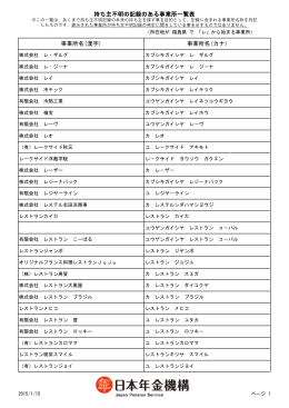 事業所名(カナ)