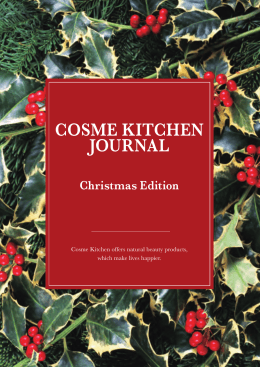 Cosme Kitchen Christmas Edition