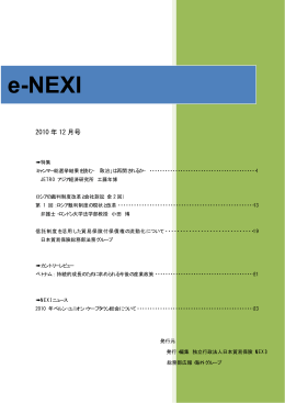 e-NEXI 2010年12月号をダウンロード