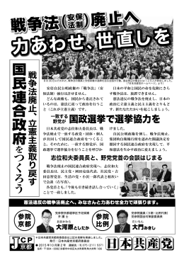 チラシ（PDF） - 日本共産党中央委員会