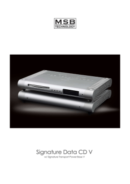 Signature Data CD V カタログ