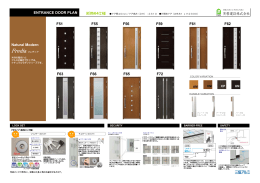 ENTRANCE DOOR PLAN Natural Modern F51 F55 F56 F59 F61