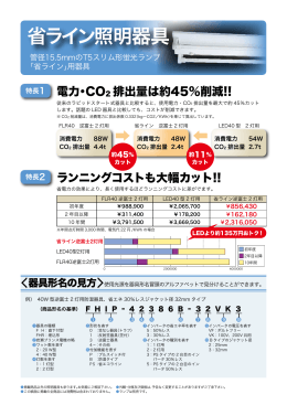 省ライン照明器具