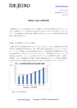 事業拡大を続ける韓国財閥