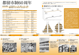 都留市制60周年