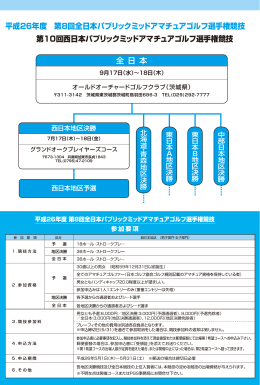 平成26年度 第8回全日本パブリックミッドアマチュア