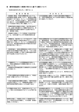 都市計画法第34条第8号の3に基づく規定について