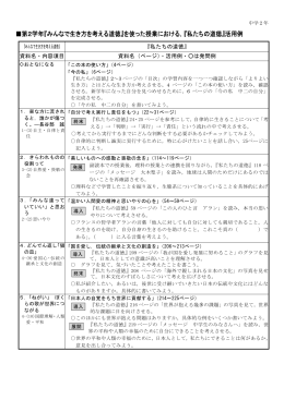 第2学年『みんなで生き方を考える道徳』を使った授業における，『私たちの