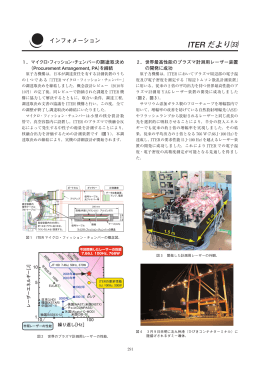 ITER だより ! - プラズマ･核融合学会