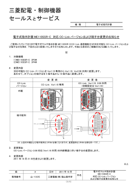 電子式指示計器ME110SSR-C 対応CC-Linkバージョン