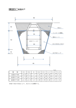 構造図4 浸透井戸