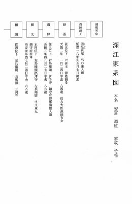 深江家系図No.1（PDF