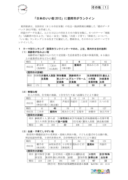 日本のいい街(PDF文書)