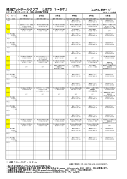 綾瀬フットボールクラブ 〔JETS 1～6年〕