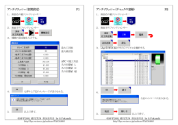 アンチクラッシュ（初期設定） P1 アンチクラッシュ（チャックの登録） P2