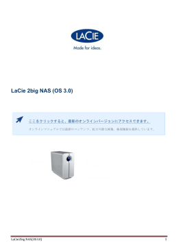 LaCie 2big NAS (OS 3.0)