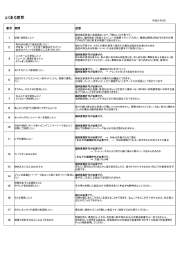 よくある質問 （46kbyte）