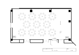 2F フェンネル ホテル北野プラザ六甲荘 1／100 縮尺