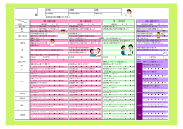 統合失調症クライエントパス 患者さん用