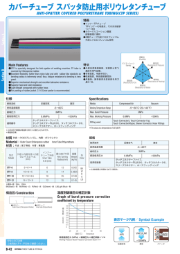 カバーチューブ スパッタ防止用ポリウレタンチューブ