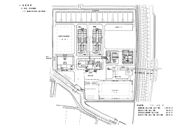 （ア）嘉瀬川浄水場一般平面図 2）取水・浄水施設 3 施 設 概 要 管理