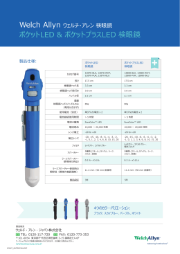 ポケットLED & ポケットプラスLED 検眼鏡
