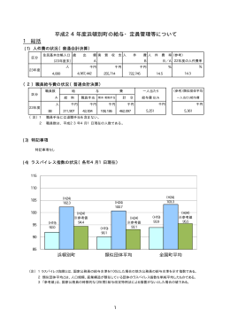 平成24年度浜頓別町の給与・定員管理等について(PDF:68.0KB)