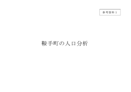 【参考資料1】鞍手町の人口分析（PDF：600KB）