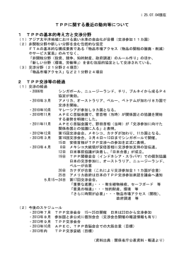 最近の動向（H25年7月4日時点）.