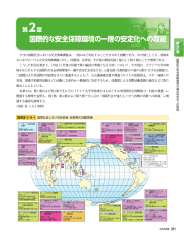 国際的な安全保障環境の一層の安定化への取組