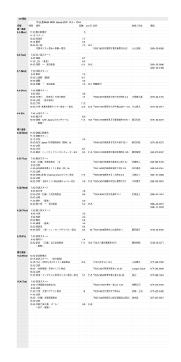 行程表 - Walk With Jesus