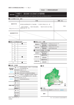 利根川・渡良瀬川合流域の水場景観