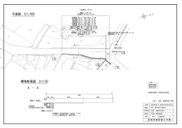 平面図 S=1/500 標準断面図 S=1/50 A