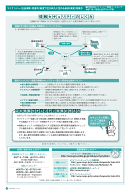 情 報 セ    キ    ュ    リ    テ    ィ    の    し    く    み