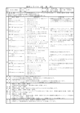 社会と情報