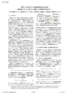 歌声 F0系列からの楽譜逸脱成分の抽出 &minus;動特性モデルに基づく楽譜と