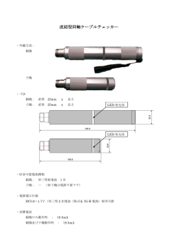 直結型同軸ケーブルチェッカー