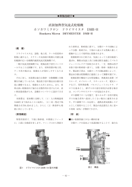 直接加熱型気流式乾燥機 ホソカワミクロン ドライマイスタ DMR-H