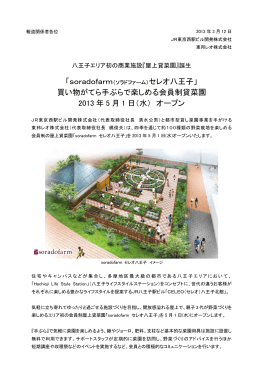 八王子エリア初の商業施設『屋上貸菜園』