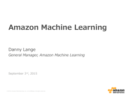 Amazon Machine Learning