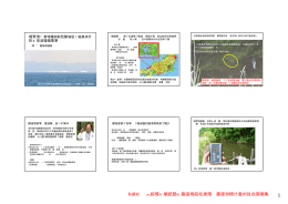 発表スライド - 飯舘村放射能エコロジー研究会