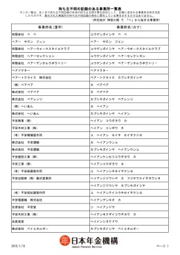 事業所名(カナ)