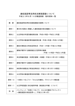 廃校施設等活用状況実態調査について （PDF:482KB）