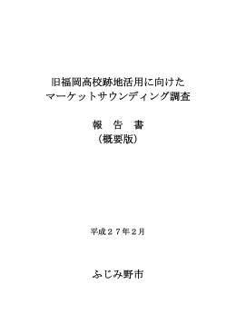 報告書概要版[PDF：2MB]