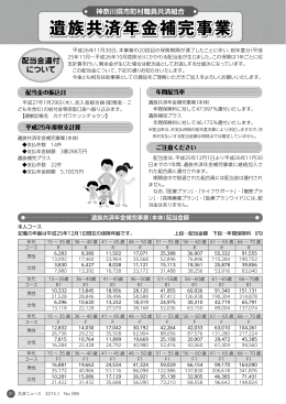 遺族共済年金補完事業の配当金還付について