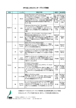 SWJOエンタープライズ2015の活動内容