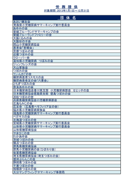 労 務 提 供 団 体 名