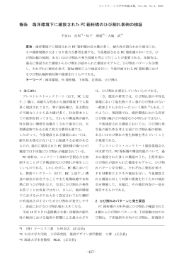 コンクリート工学年次論文集 Vol.29